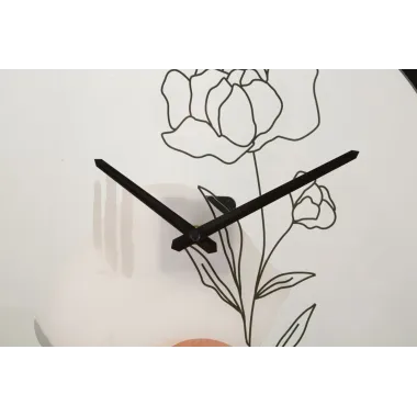 ZEGAR NASTĘNNY FLOWER -A- 40X3,5 cm